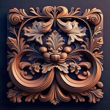 3D model ornate (STL)